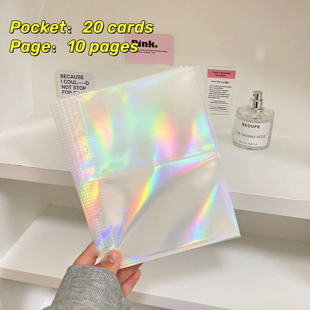 10pcs Photo Album Inner Pages A5 Kpop Binder Photocard Holder Photocard Binder Inlay Idol Card Collect Book Inner Page 포토카드 바인더