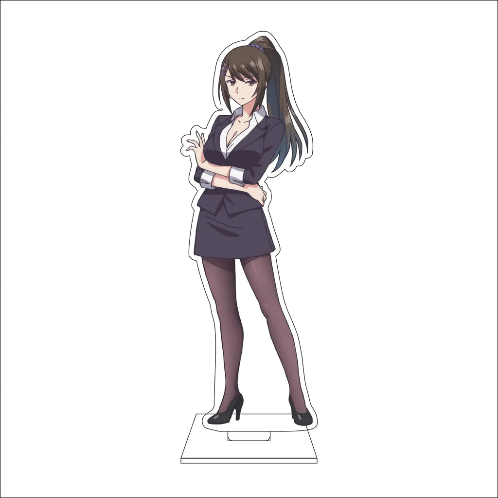 16CM Anime Classroom of the Elite Cosplay Acrylic Figure Stand Plate Ibuki Mio Karuizawa Kei Horikita Suzune Ornaments Gifts