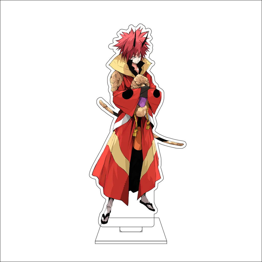 16CM Anime Rimuru Tempest Diablo shuna Shizue Izawa Cosplay Acrylic Figure Stand Plate Ornaments Gifts