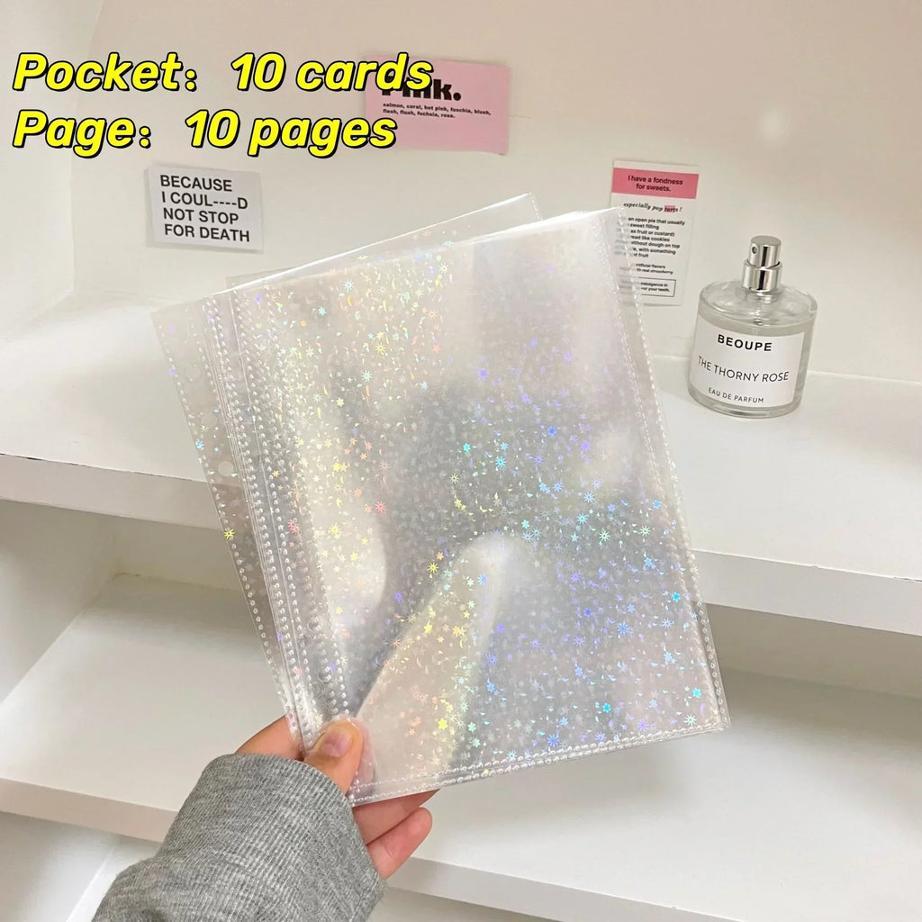 10pcs Photo Album Inner Pages A5 Kpop Binder Photocard Holder Photocard Binder Inlay Idol Card Collect Book Inner Page 포토카드 바인더