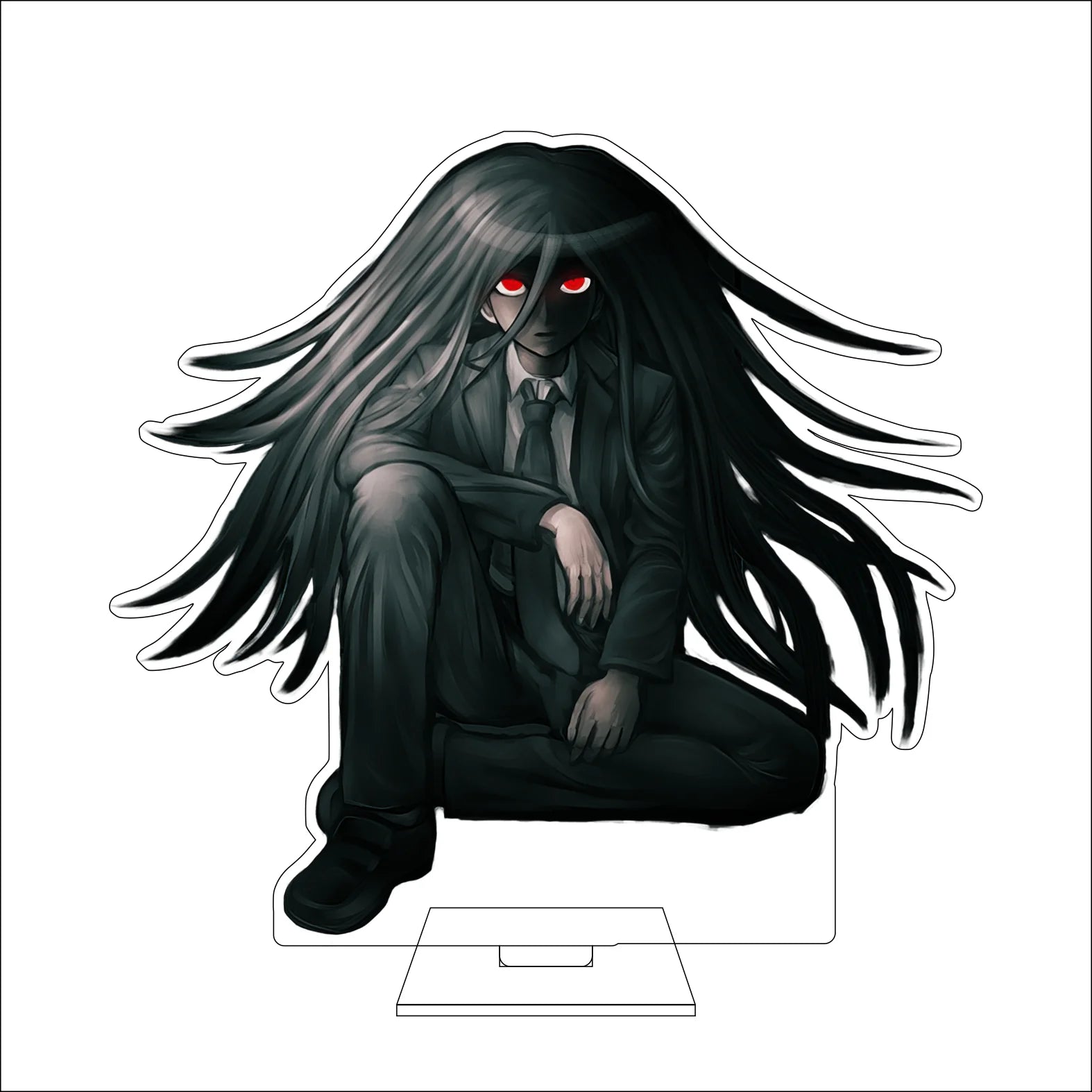 16CM Anime Danganronpa Cosplay Acrylic Figure Stand Plate Naegi Makoto Maizono Sayaka Genocider Syo Ornaments Gifts