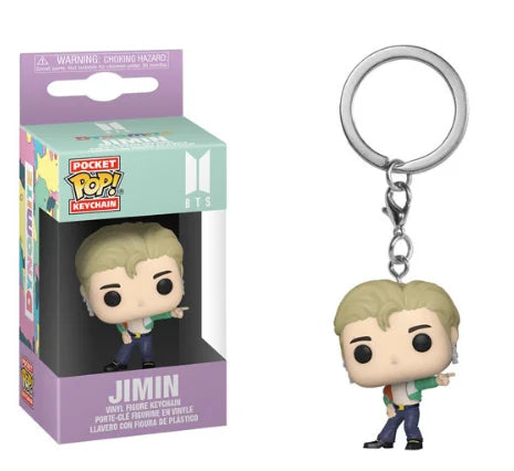 Funko POP Pocket Keychain Toy Men's Team RM SUGA JUNG KOOK JIMIN Jin V J-HOPE Pocket Pop Keychain Vinyl Figure Collection Toys
