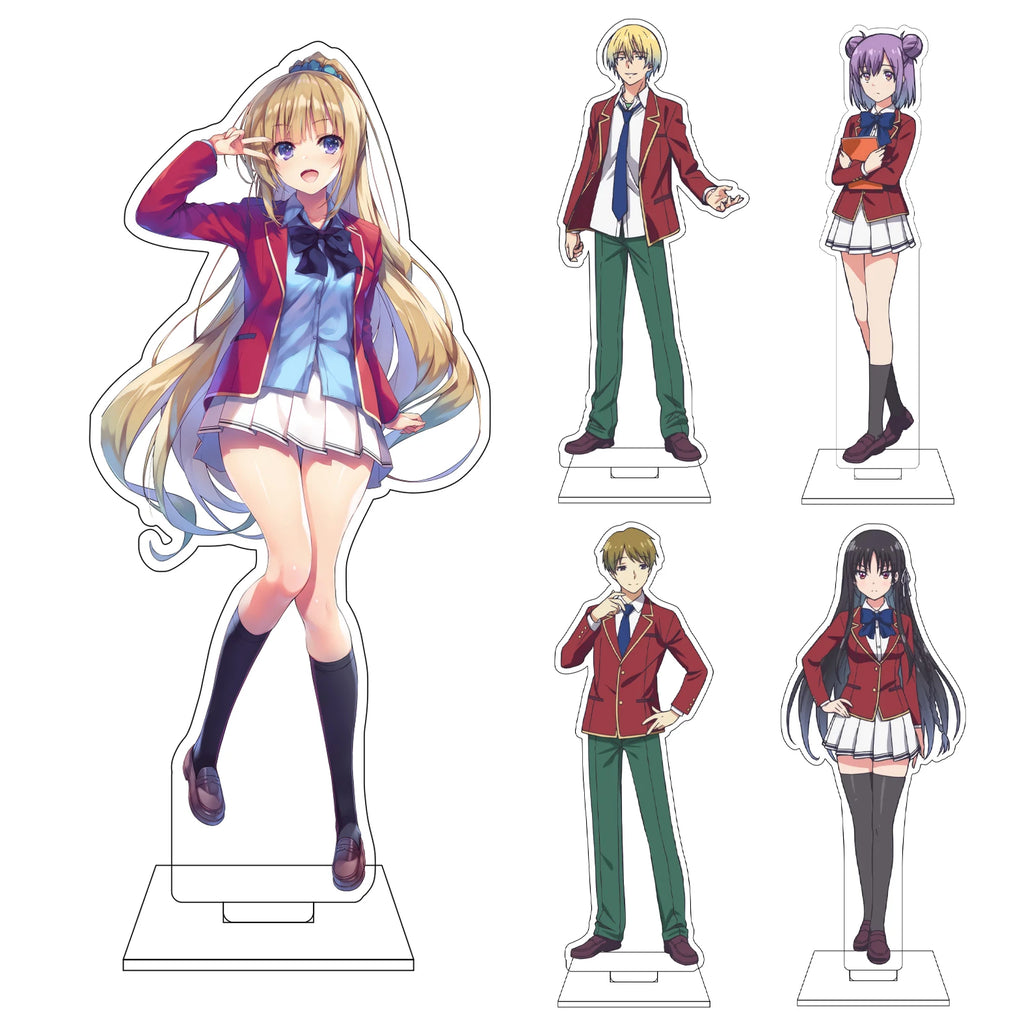 16CM Anime Classroom of the Elite Cosplay Acrylic Figure Stand Plate Ibuki Mio Karuizawa Kei Horikita Suzune Ornaments Gifts