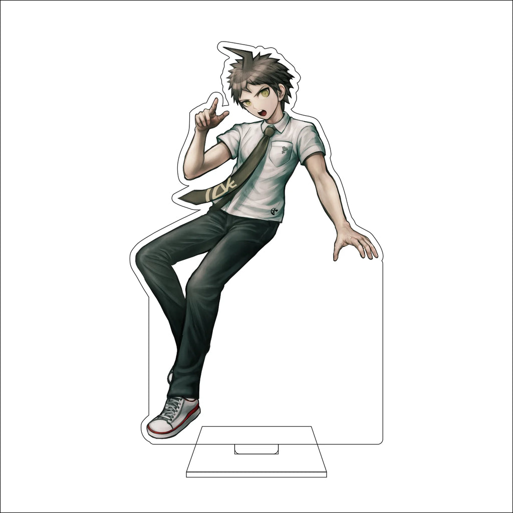 16CM Anime Danganronpa Cosplay Acrylic Figure Stand Plate Naegi Makoto Maizono Sayaka Genocider Syo Ornaments Gifts