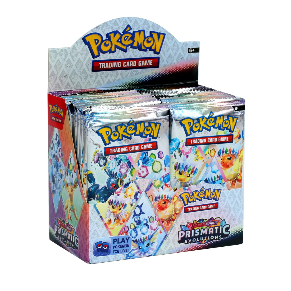 360pcs Pokemon Card Scarlet & Violet Prismatic Evolutions Pokemon Box English Booster Battle 151 Ultra Prism Booster Battle Card