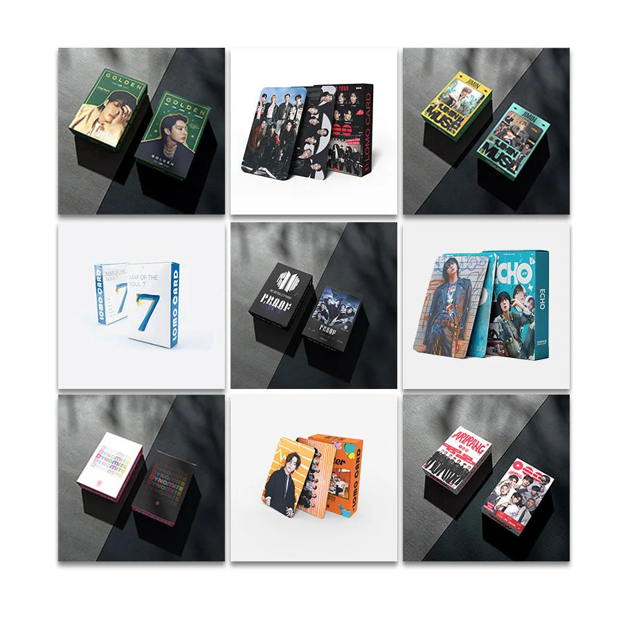KPOP JIN Personal new album ECHO.new album "Proof" Kpop JUNG KOOK.LOMO card double-sided high-definition printing card