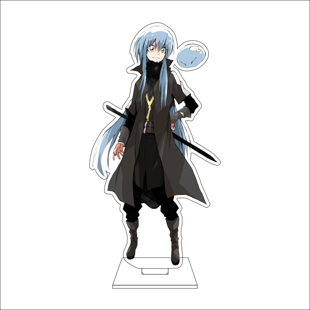 16CM Anime Rimuru Tempest Diablo shuna Shizue Izawa Cosplay Acrylic Figure Stand Plate Ornaments Gifts