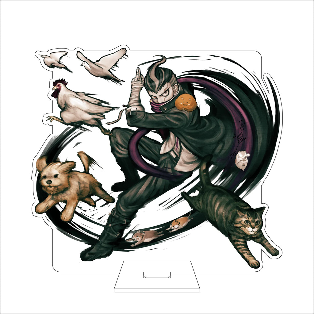 16CM Anime Danganronpa Cosplay Acrylic Figure Stand Plate Toko Fukawa Mondo Owada Maizono Sayaka Kirigiri Kyoko Ornaments Gifts