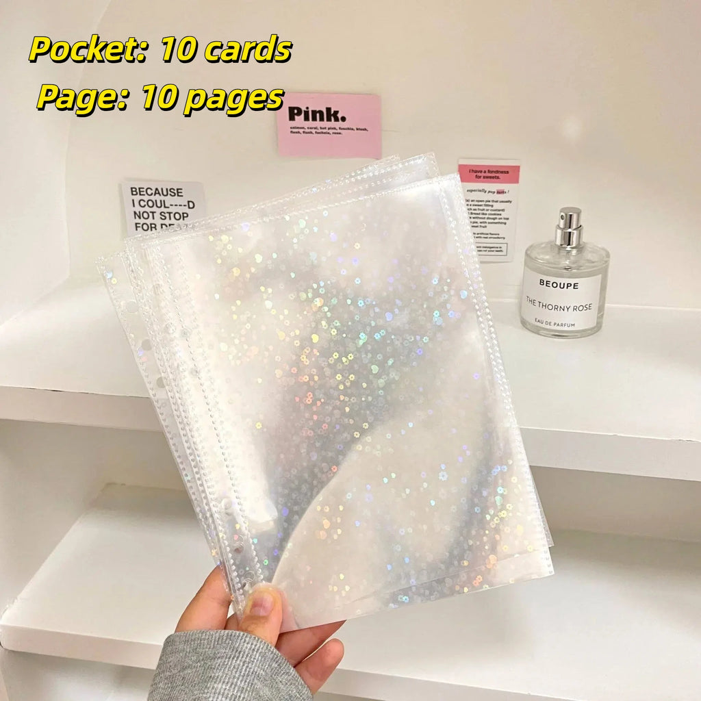 10pcs Photo Album Inner Pages A5 Kpop Binder Photocard Holder Photocard Binder Inlay Idol Card Collect Book Inner Page 포토카드 바인더