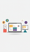 AI Marketing Automation Dashboard Laptop View