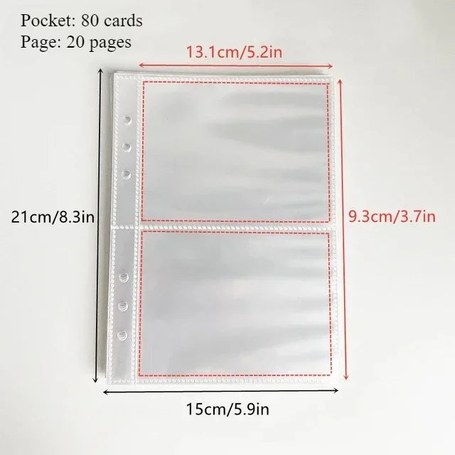 Binder Photocards Holder Sleeve Binder Cover Kpop Photo Album Simple Card Binder Collect Book Kpop School Stationery Binder