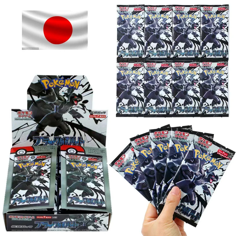 140pcs/box PokémonCard Ptcg Japanese Version Sv11f Flare Black Bolt Collector Gift Box Simplified Chinese 20 Pack Cards