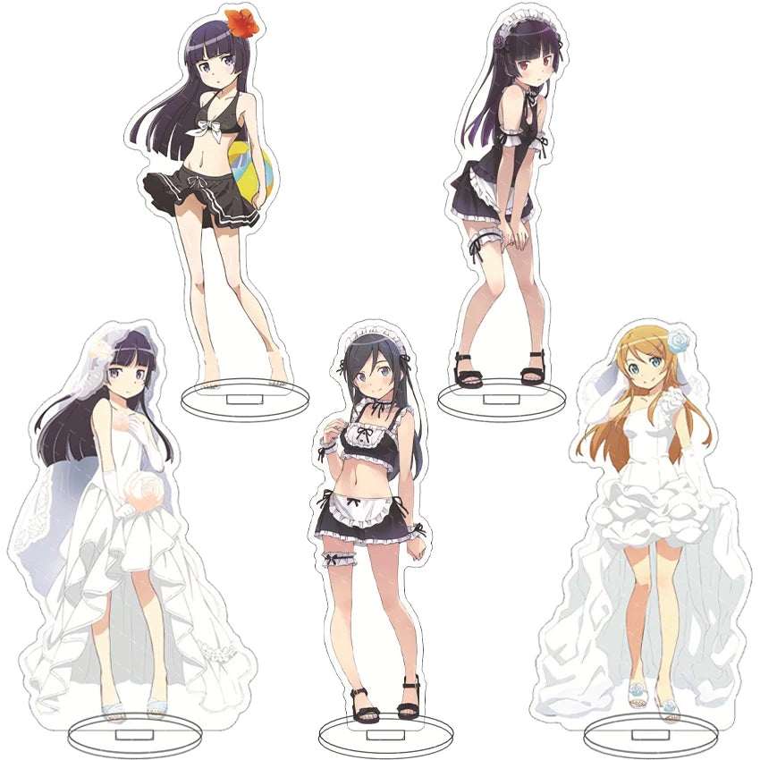 16CM Anime Figure My Little Sister Can't Be This Cute! Oreimo Kosaka kirino Gokou Ruri Cos Acrylic Stand Ornaments Cute Gifts