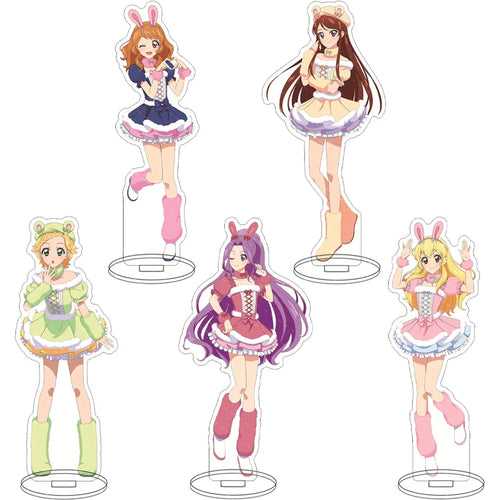 16CM Anime Figure Aikatsu!‌ Hoshimiya Ichigo Kiriya Aoi Shibuki Ran Kanzaki Mizuki Oozora Akari Cos Acrylic Stand Ornaments Gift