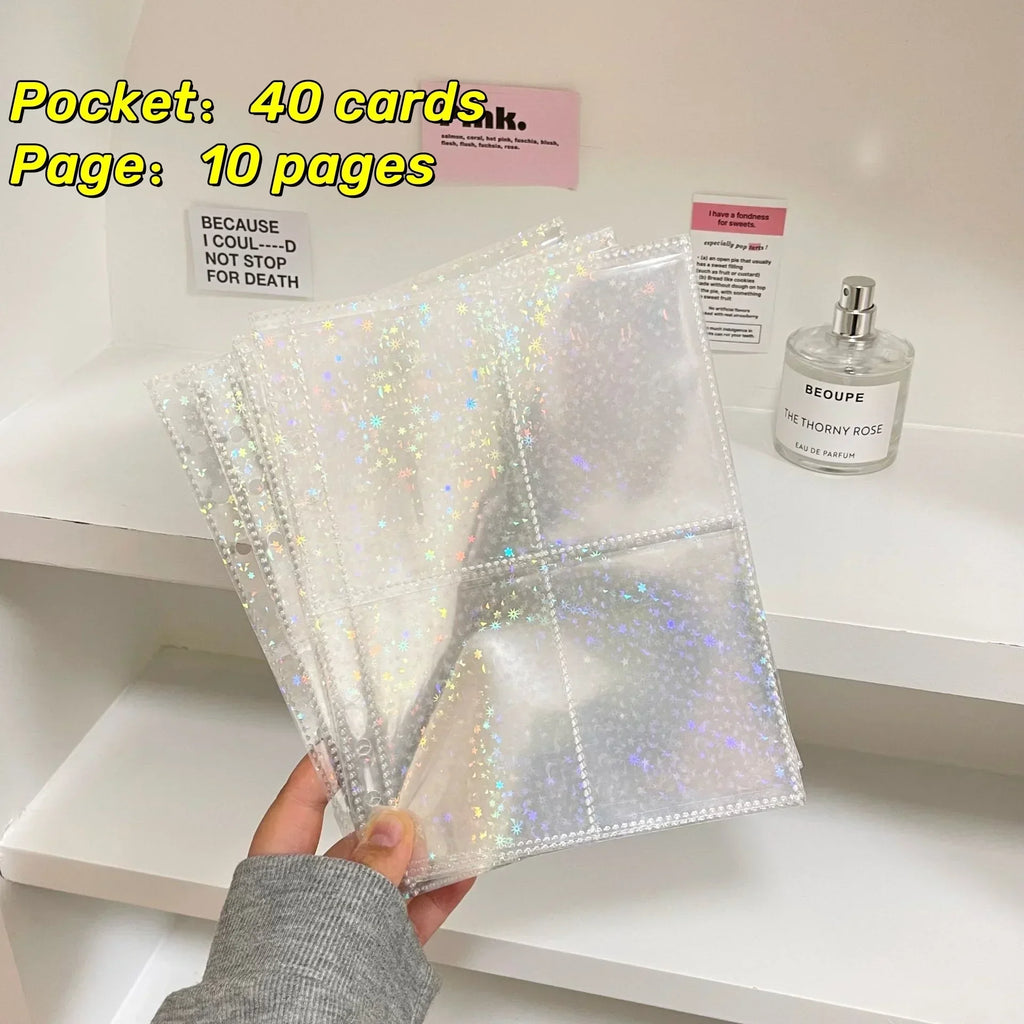 10pcs Photo Album Inner Pages A5 Kpop Binder Photocard Holder Photocard Binder Inlay Idol Card Collect Book Inner Page 포토카드 바인더