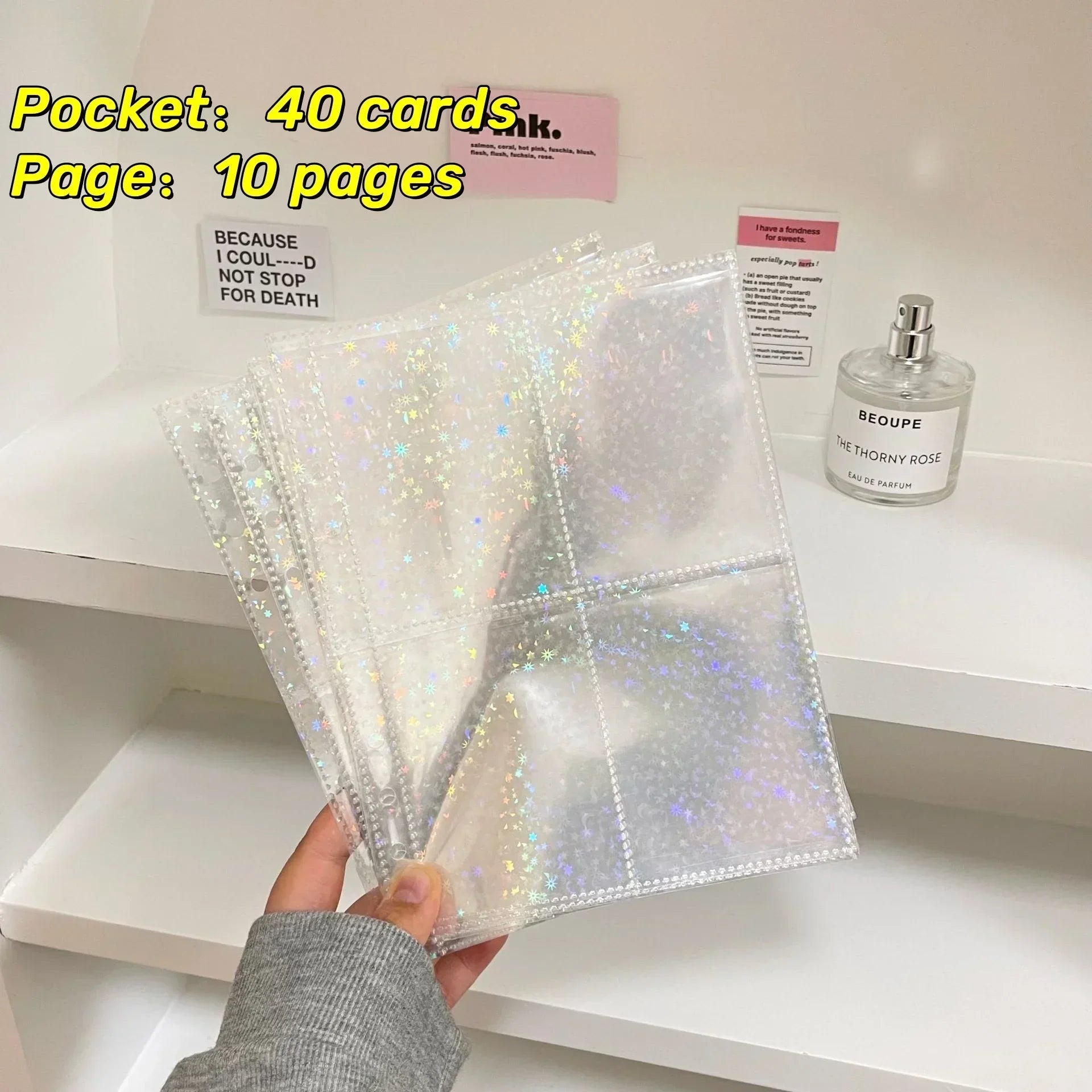 10pcs Photo Album Inner Pages A5 Kpop Binder Photocard Holder Photocard Binder Inlay Idol Card Collect Book Inner Page 포토카드 바인더