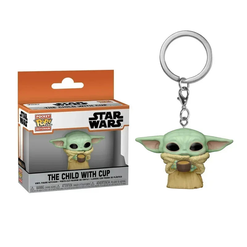 FUNKO POP Star Wars Hera Syndulla AHSOKA BO-KATAN Leiya IG-11 Chubacca R2-D2 Darth Vader Stromtrooper Pocket Pop Keychain Toys