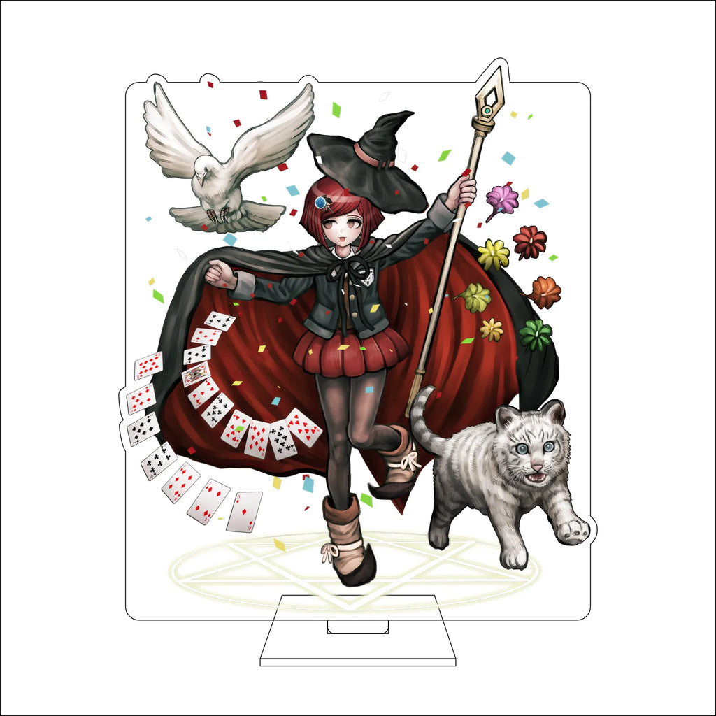 16CM Anime Danganronpa Cosplay Acrylic Figure Stand Plate Toko Fukawa Mondo Owada Maizono Sayaka Kirigiri Kyoko Ornaments Gifts