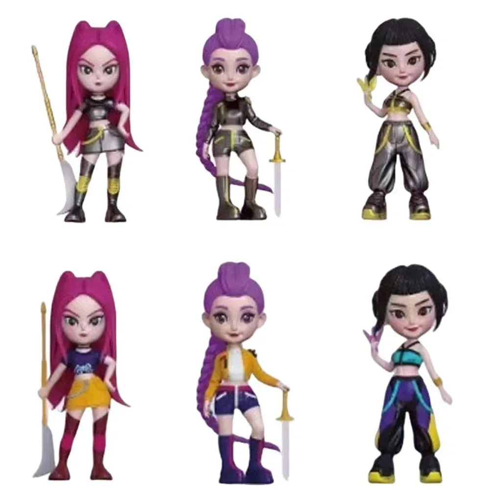 2027 Anime Kpop Devil Hunter Blind Box Disassembly Fun Blind Bag Small statue Peripheral model Desktop Blind box decoration gift