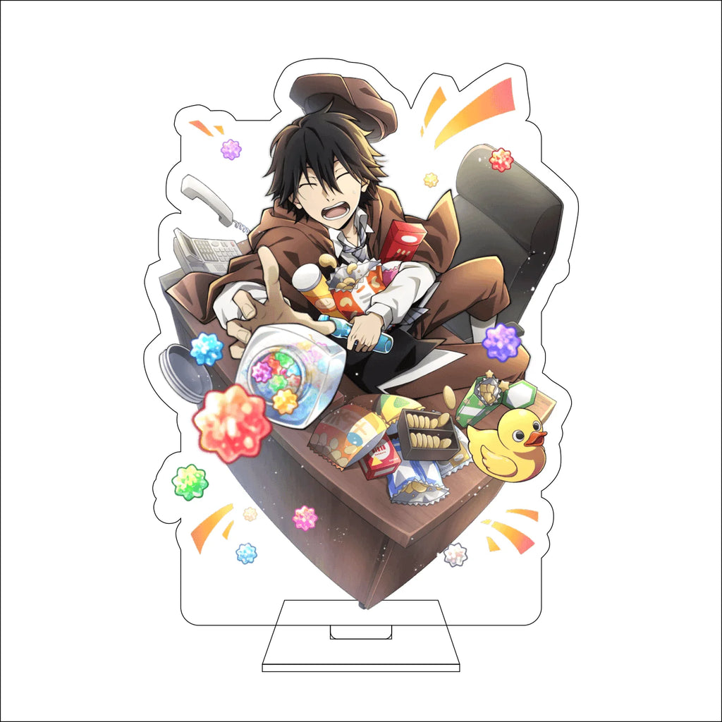 16CM Anime Bungo Stray Dogs Cosplay Acrylic Figure Stand Plate Ryunosuke Akutagawa Nakahara Chuuya Ornaments Gifts