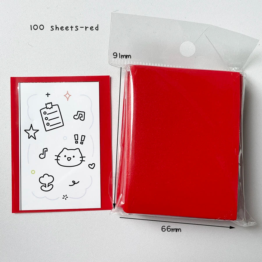 Sharkbang 50pcs/Lot Holo Card Sleeves 61x91mm 20C Macaron Color Kpop Holder For Postcards Films Game Cards Photocard Protector