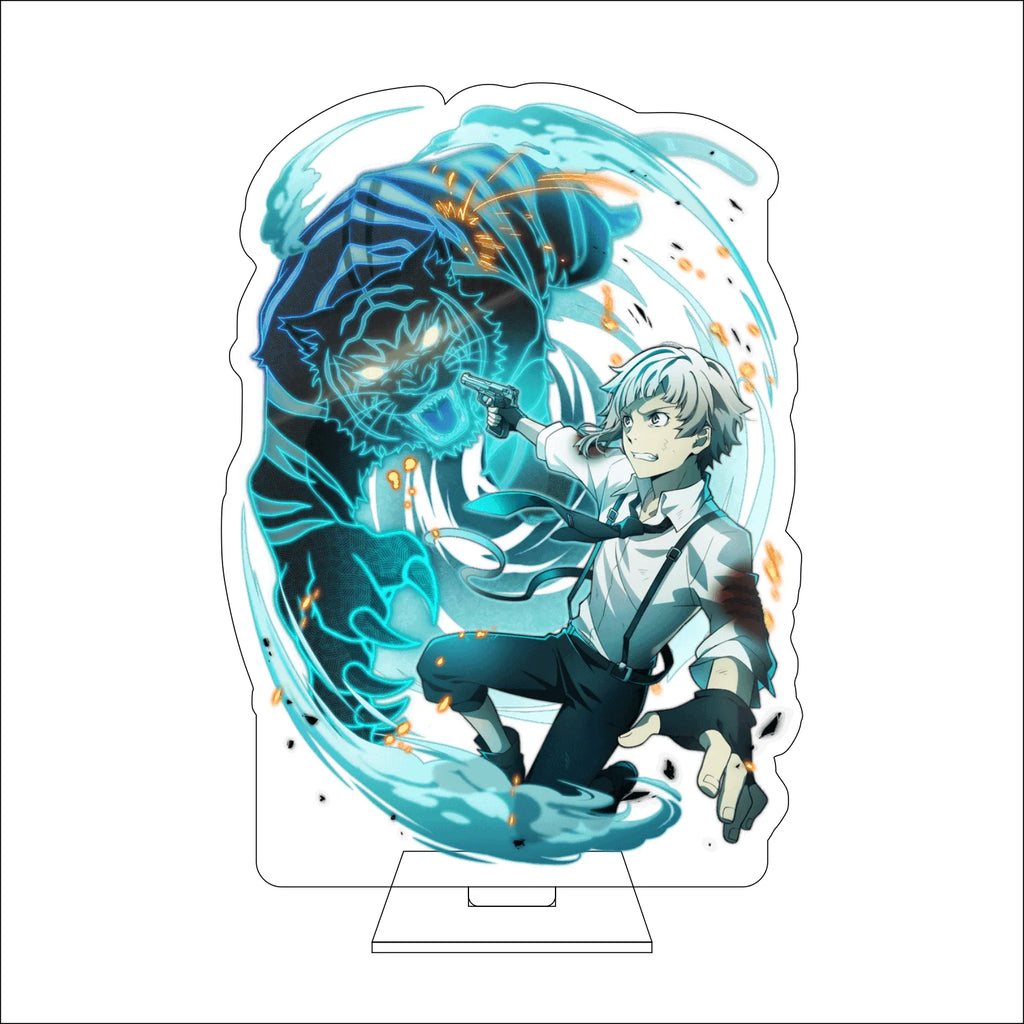 16CM Anime Bungo Stray Dogs Cosplay Acrylic Figure Stand Plate Ryunosuke Akutagawa Nakahara Chuuya Ornaments Gifts