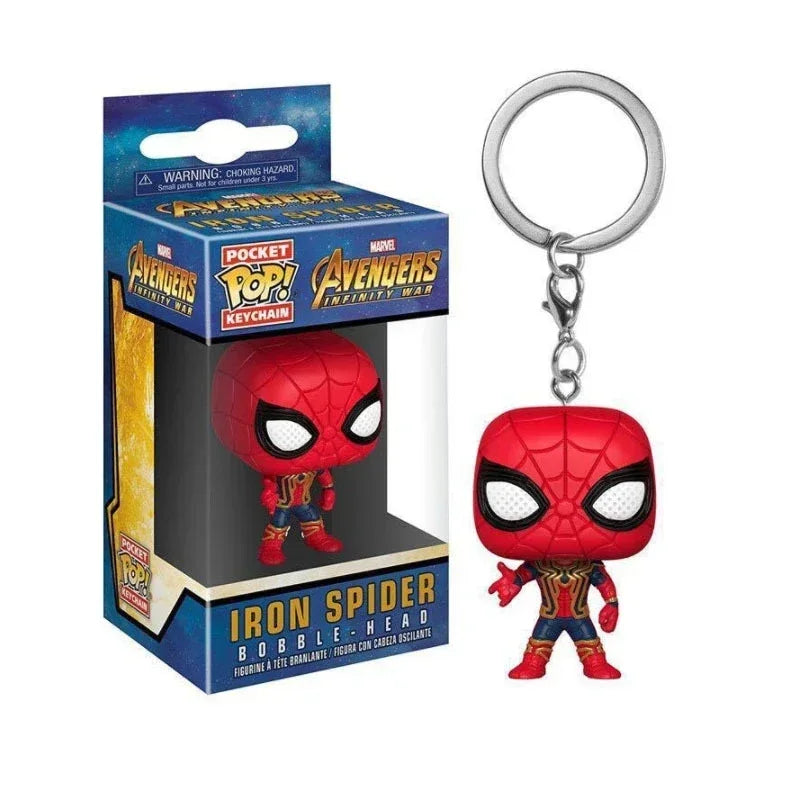 2026 Funko POP Keychains Dragons Ball Star Keychain wars Spiderman Attack on Levi Toy STITCH Rick Kurama Todoroki Figure Toys