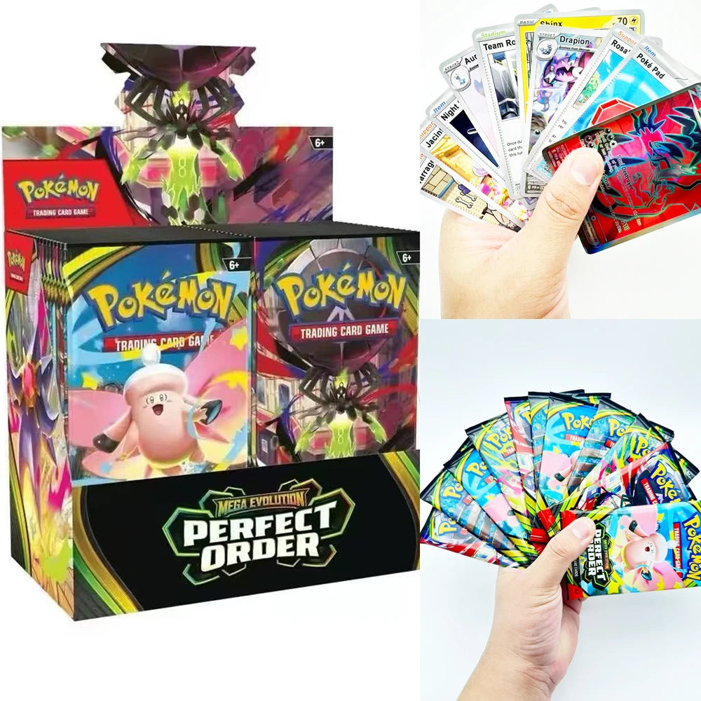 360pcs Pokemon Card Scarlet & Violet Prismatic Evolutions Pokemon Box English Booster Battle 151 Ultra Prism Booster Battle Card