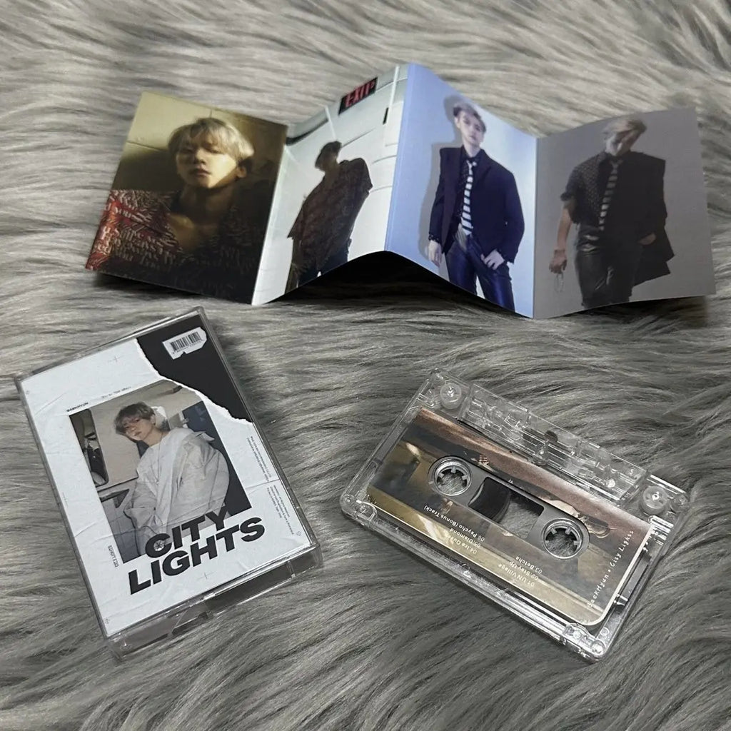 EXO BaekHyun Solo Album City Lights Korean Music Cassette Brand New Unopened Merchandise Collectors K Pop