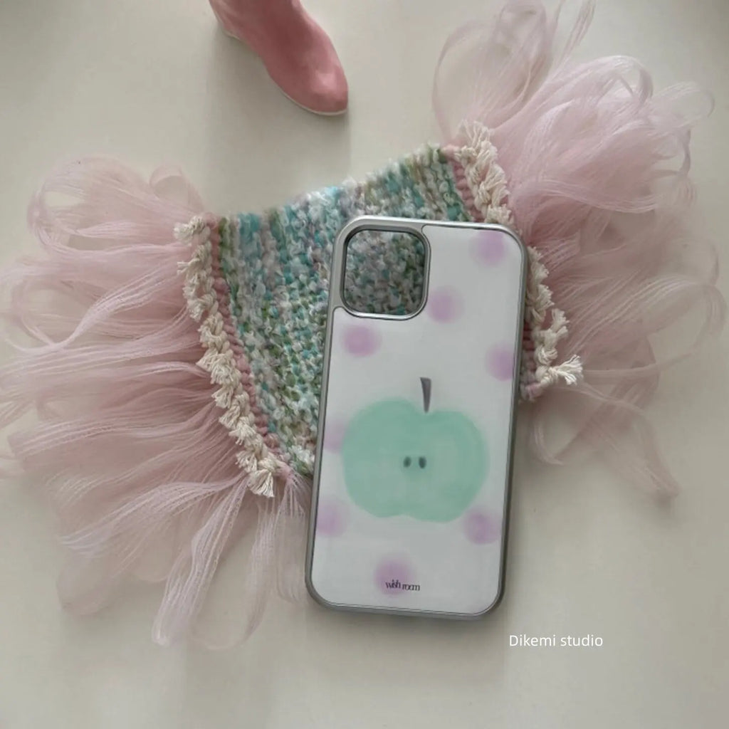 INS Korea Kawaii Cute Glasses Face Bear Kpop Girl Phone Case For iPhone 17 16 Promax 15 14 13 12 11 Pro Max Plus Y2k Resin Cover
