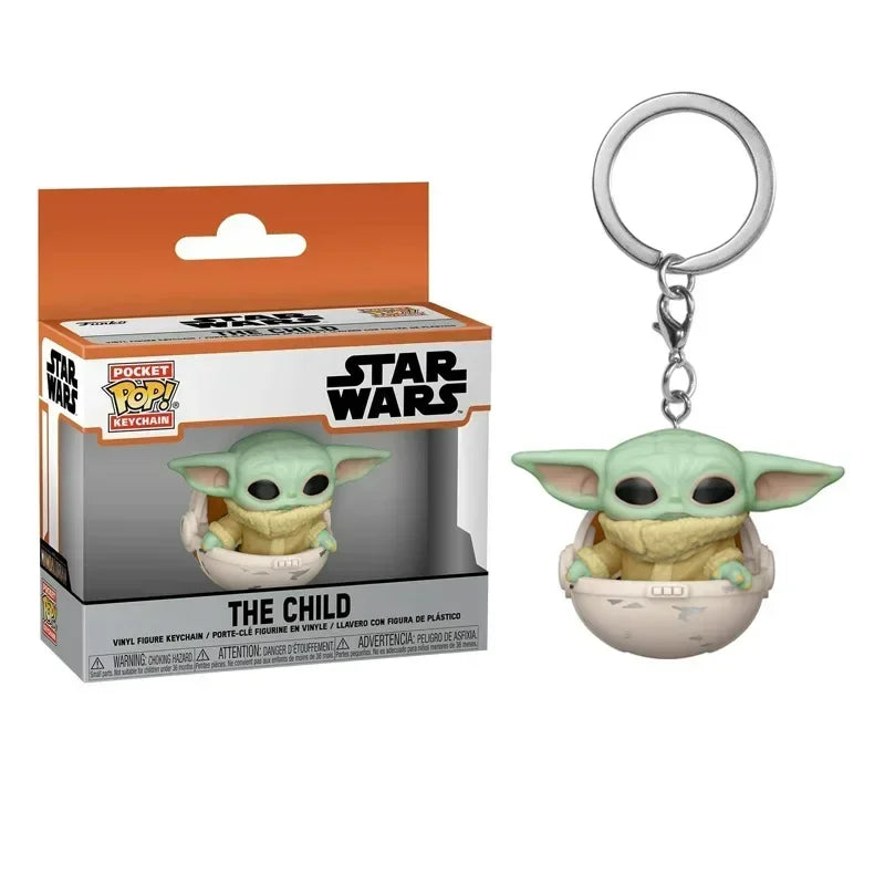 FUNKO POP Star Wars Hera Syndulla AHSOKA BO-KATAN Leiya IG-11 Chubacca R2-D2 Darth Vader Stromtrooper Pocket Pop Keychain Toys
