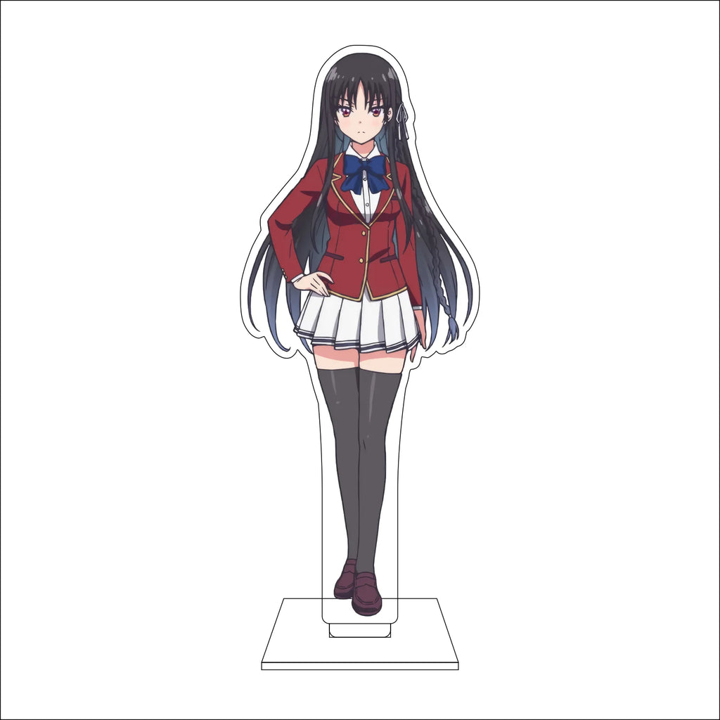 16CM Anime Classroom of the Elite Cosplay Acrylic Figure Stand Plate Ibuki Mio Karuizawa Kei Horikita Suzune Ornaments Gifts