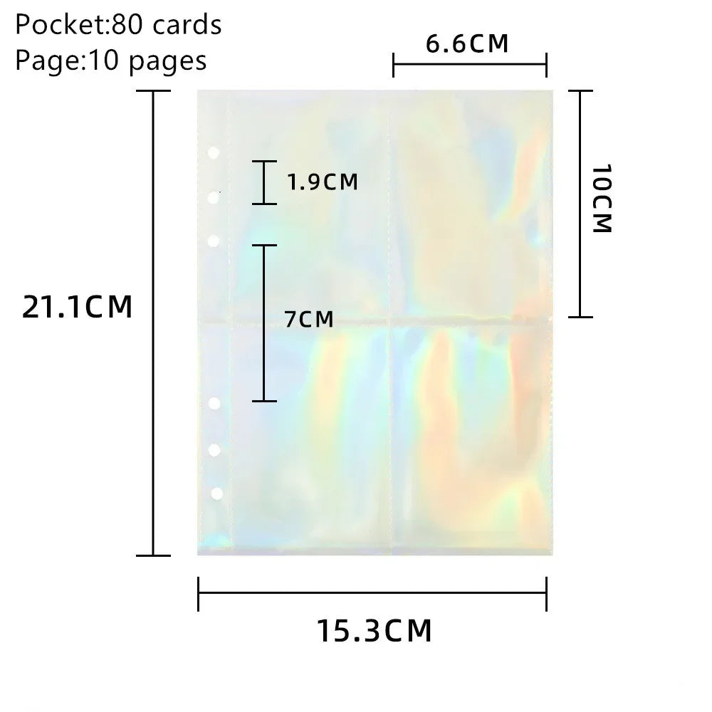 Binder Photocards Holder Sleeve Binder Cover Kpop Photo Album Simple Card Binder Collect Book Kpop School Stationery Binder