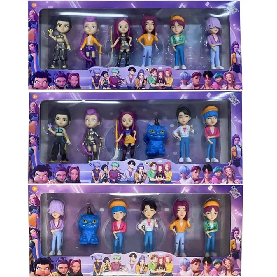 2027 Anime Kpop Devil Hunter Blind Box Disassembly Fun Blind Bag Small statue Peripheral model Desktop Blind box decoration gift