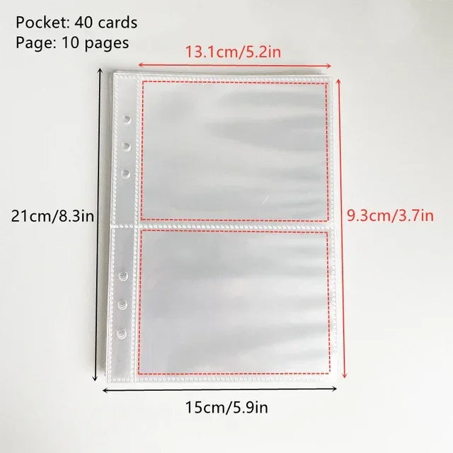 Binder Photocards Holder Sleeve Binder Cover Kpop Photo Album Simple Card Binder Collect Book Kpop School Stationery Binder