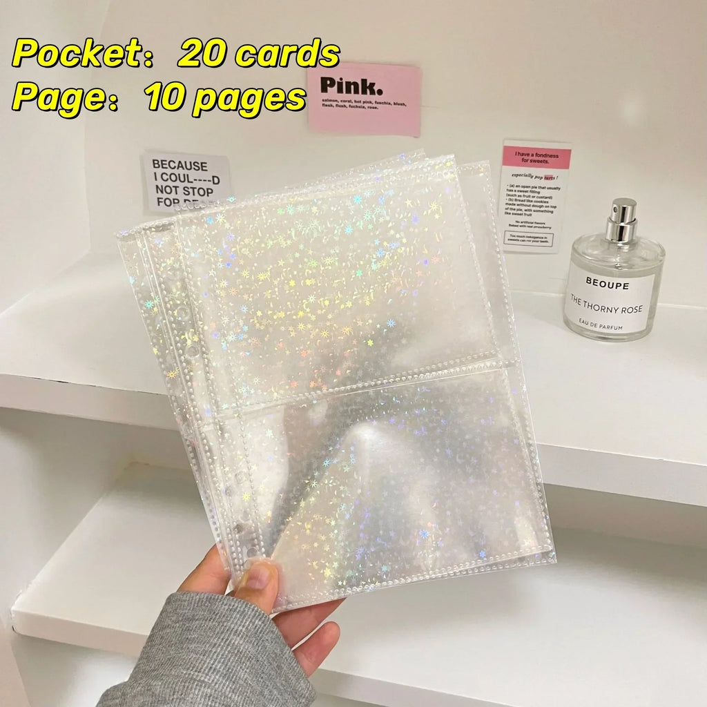 10pcs Photo Album Inner Pages A5 Kpop Binder Photocard Holder Photocard Binder Inlay Idol Card Collect Book Inner Page 포토카드 바인더
