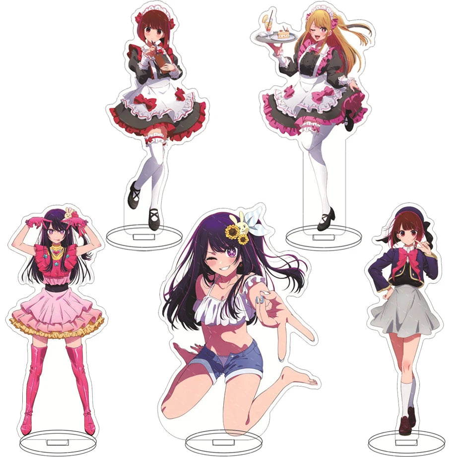 16CM Anime Figure Oshi no Ko Hoshino Ai Hoshino Rubii Arima Kana MEM CYO Hoshino Akua Cos Acrylic Stand Ornaments Cute Gifts
