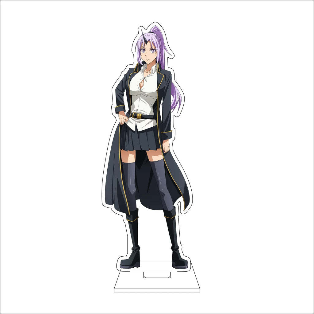 16CM Anime Rimuru Tempest Diablo shuna Shizue Izawa Cosplay Acrylic Figure Stand Plate Ornaments Gifts