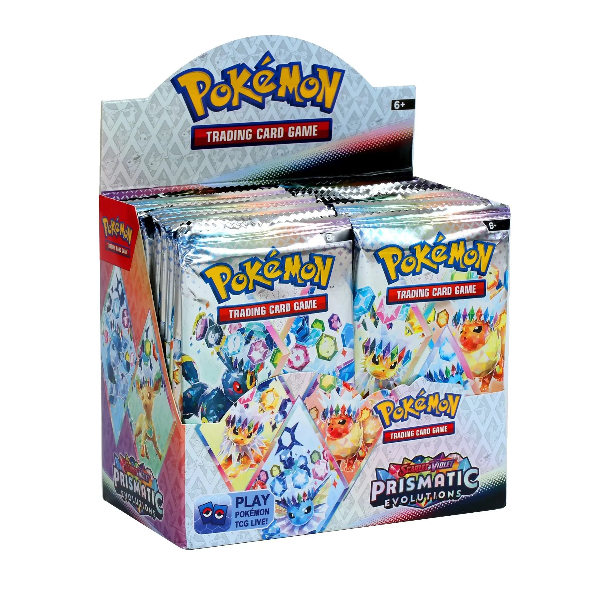 360pcs Pokemon Card Scarlet & Violet Prismatic Evolutions Pokemon Box English Booster Battle 151 Ultra Prism Booster Battle Card