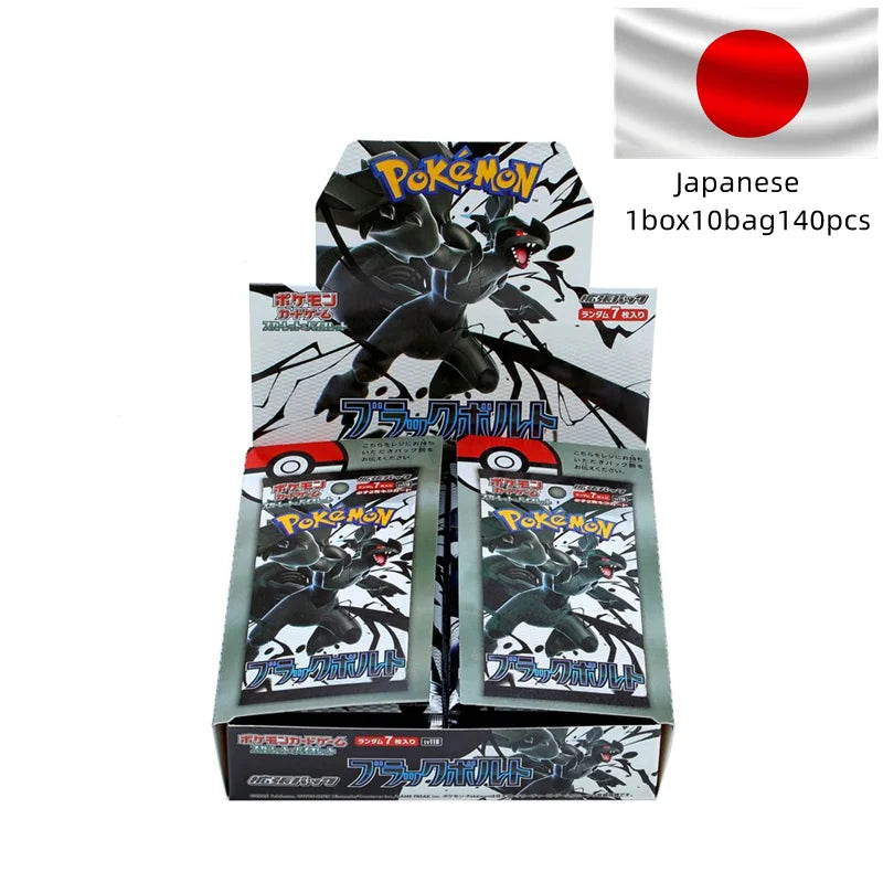 140pcs/box PokémonCard Ptcg Japanese Version Sv11f Flare Black Bolt Collector Gift Box Simplified Chinese 20 Pack Cards