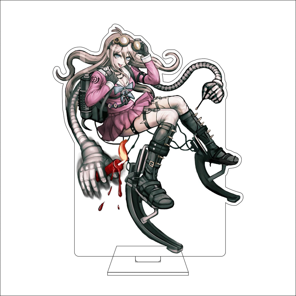 16CM Anime Danganronpa Cosplay Acrylic Figure Stand Plate Naegi Makoto Maizono Sayaka Genocider Syo Ornaments Gifts