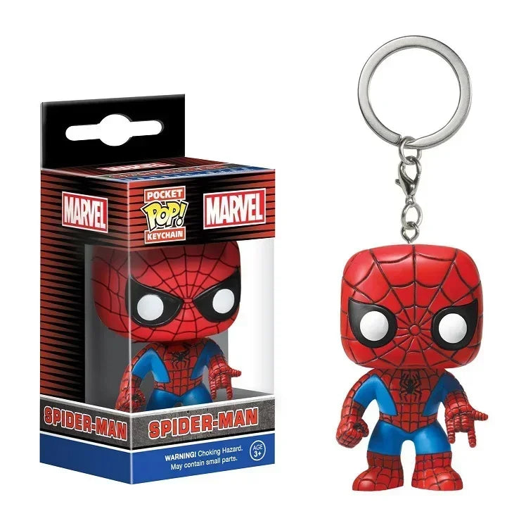 NEW FUNKO POP Spider-Man Spider-GWEN GREEN GOBLIN ZOMBIE HUNTER SPIDEY Peter Parker Mysterio Keychain Vinyl Figure Toys