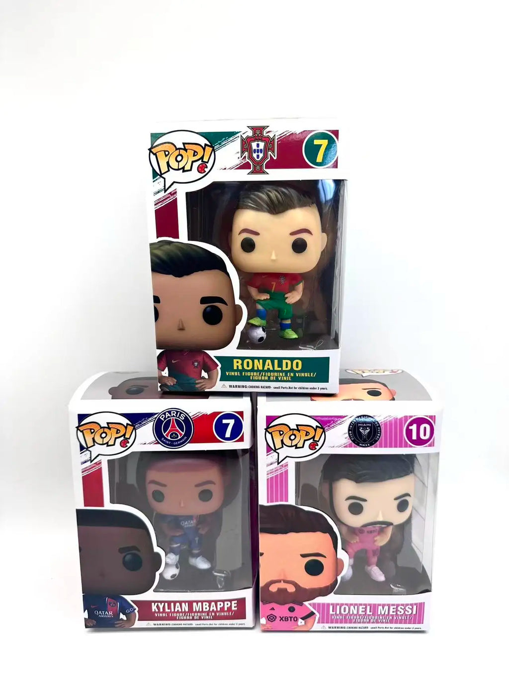 2026 new POP characters Messi, Cristiano Ronaldo, Mbappe, Messi World Cup trophy jersey collection character models