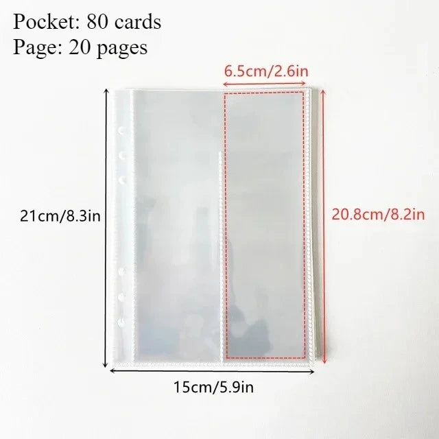Binder Photocards Holder Sleeve Binder Cover Kpop Photo Album Simple Card Binder Collect Book Kpop School Stationery Binder