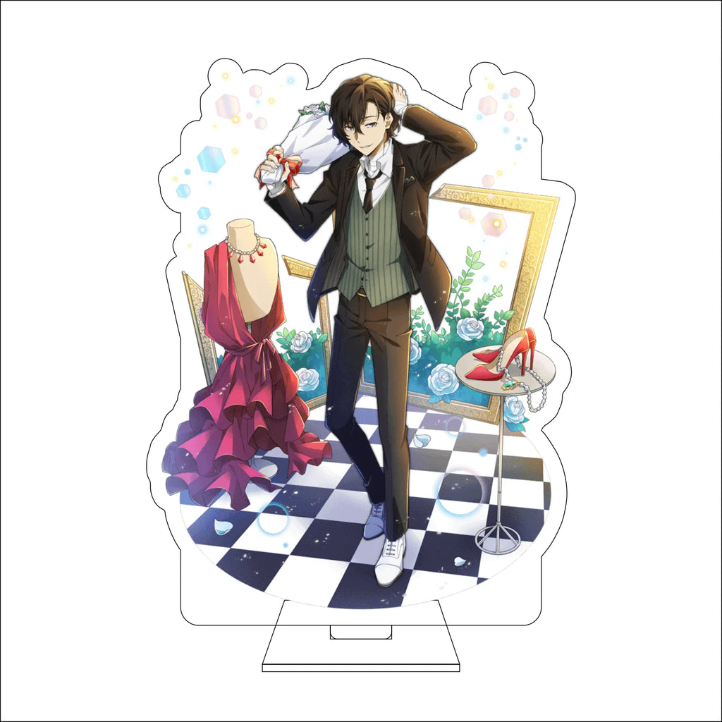 16CM Anime Bungo Stray Dogs Cosplay Acrylic Figure Stand Plate Ryunosuke Akutagawa Nakahara Chuuya Ornaments Gifts